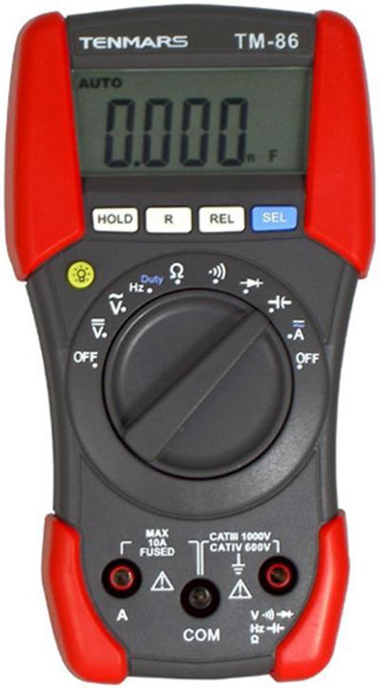 Main image of TENMARS TM-86 Digital Multimeter Duty Cycle, Continuity, Range Hold New