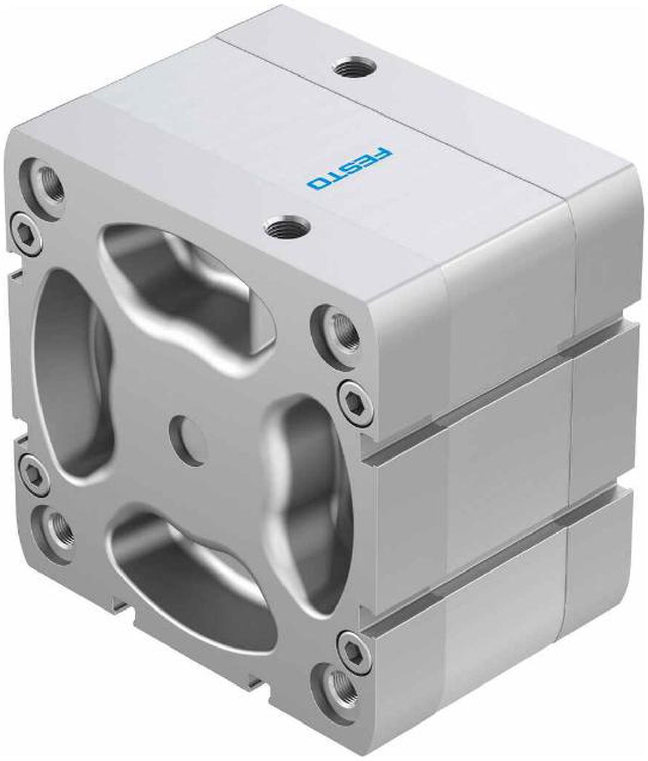 Alt view image 2 of 7 - FESTO ADN-100-15-A-P-A 536375 Compact Air Cylinder New