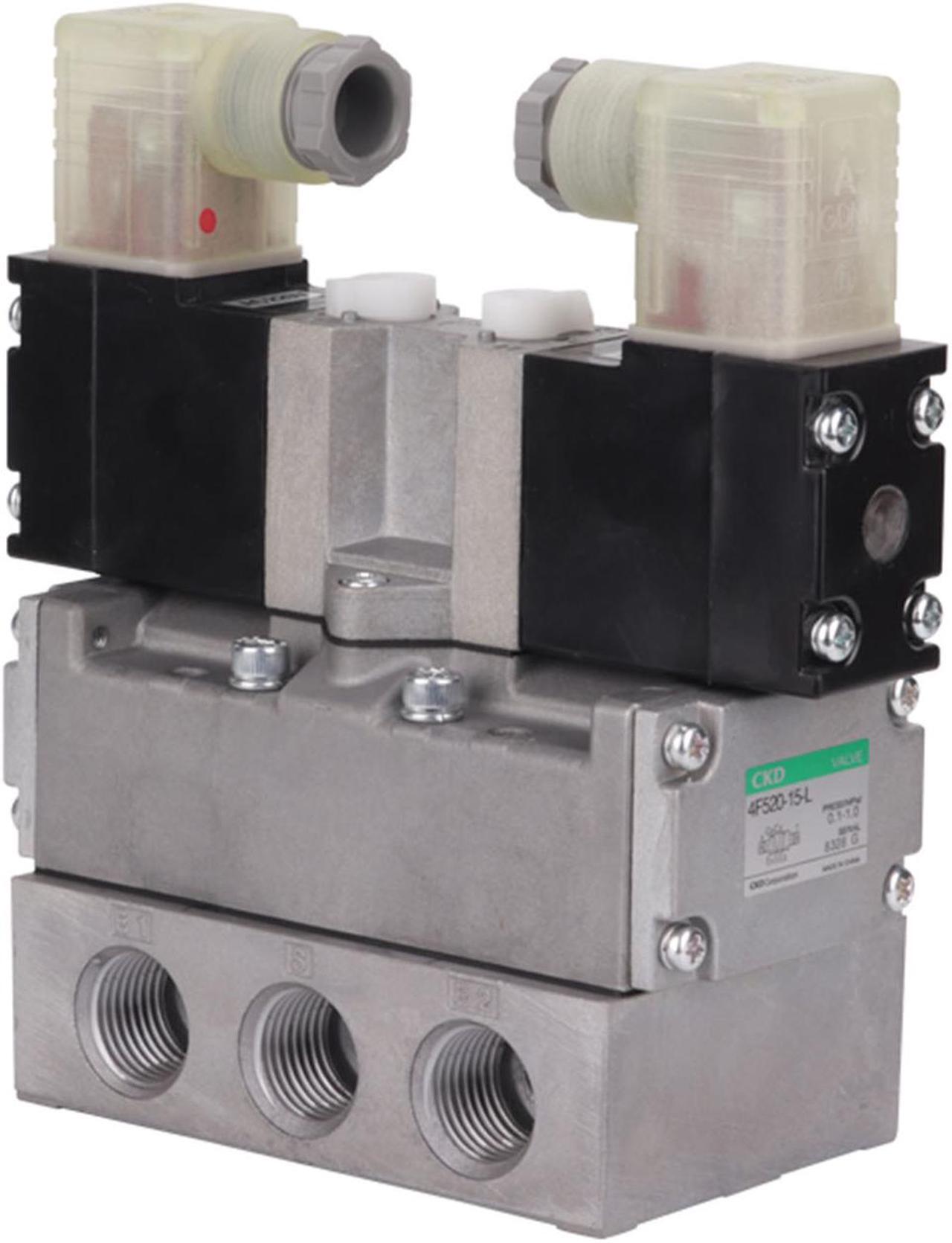 Main image of CKD 4F310-10-AC220V Magnetic Valve Outdoor Use W Series Single Valve New