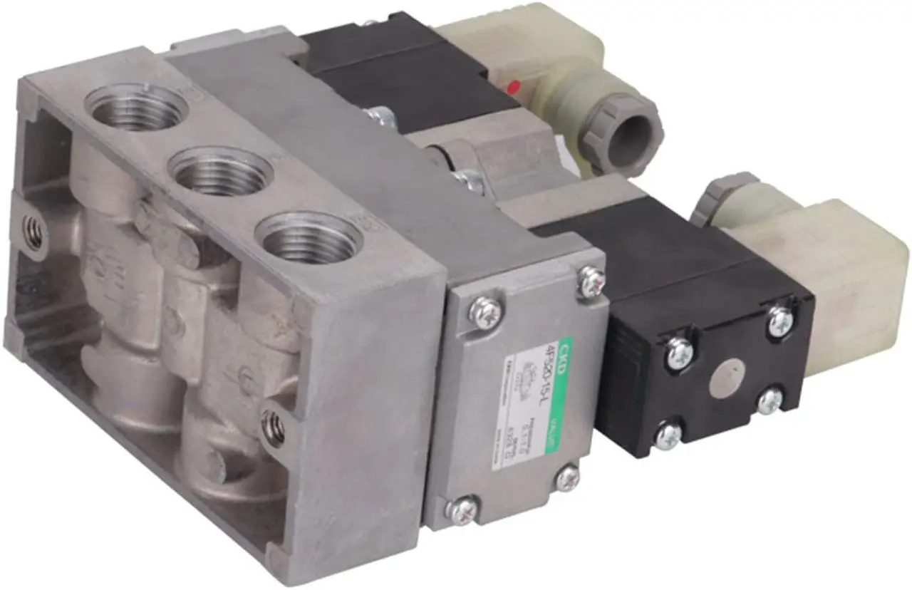 Alt view image 3 of 5 - CKD 4F610-10-AC220V Magnetic Valve Outdoor Use W Series Single Valve New