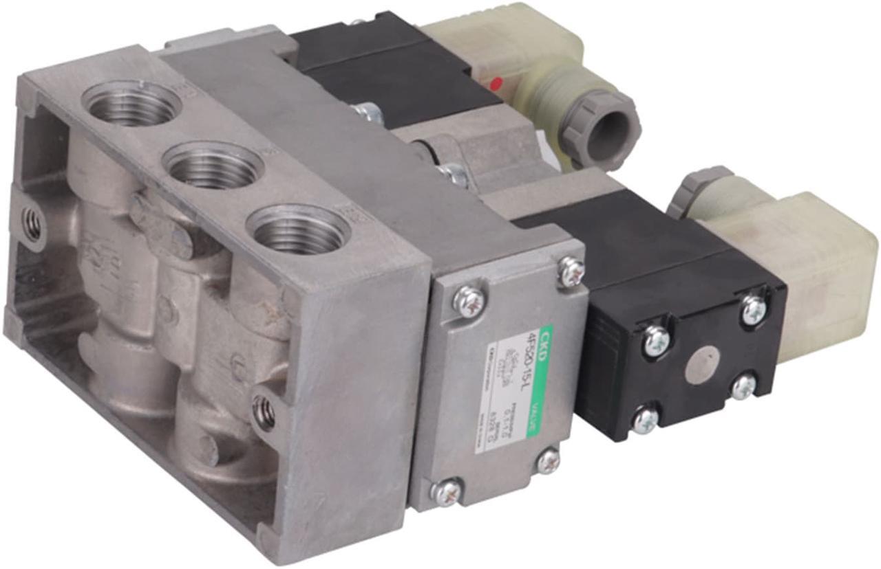 Alt view image 3 of 5 - CKD 4F310-10-AC220V Magnetic Valve Outdoor Use W Series Single Valve New