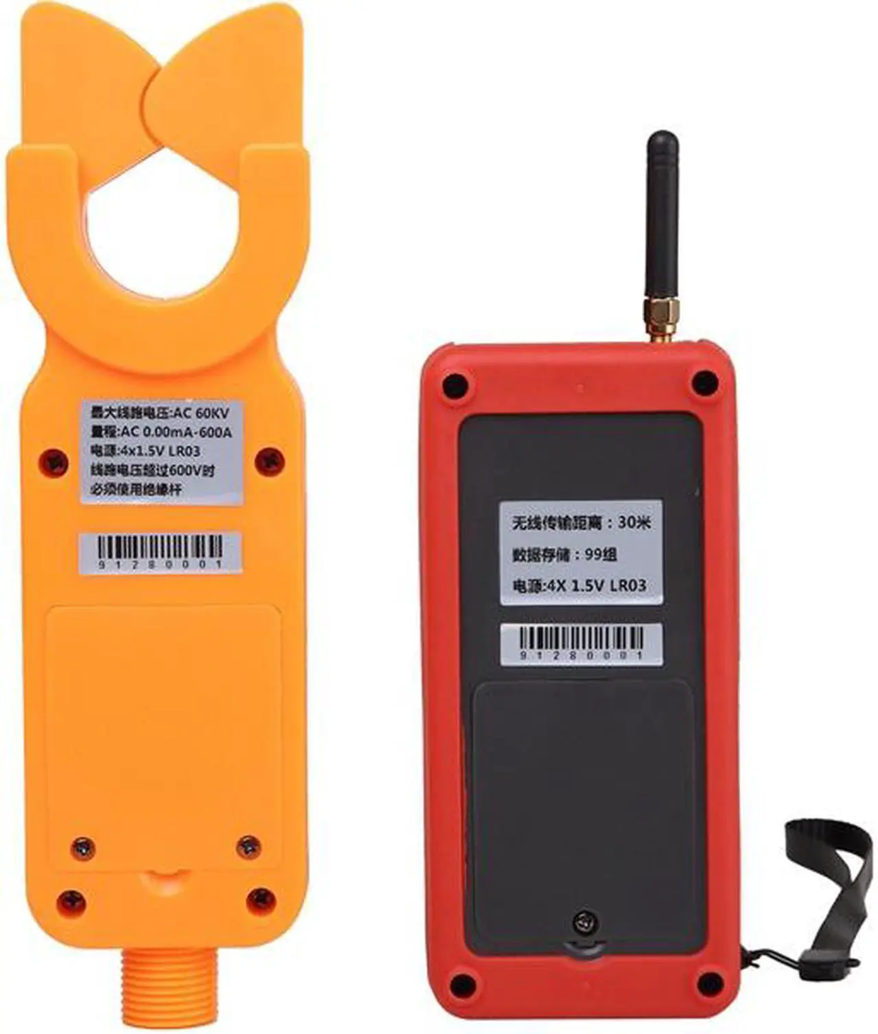 Alt view image 2 of 4 - ETCR9100B Wireless H/L Voltage Clamp Current Meter AC 0.00mA~600A