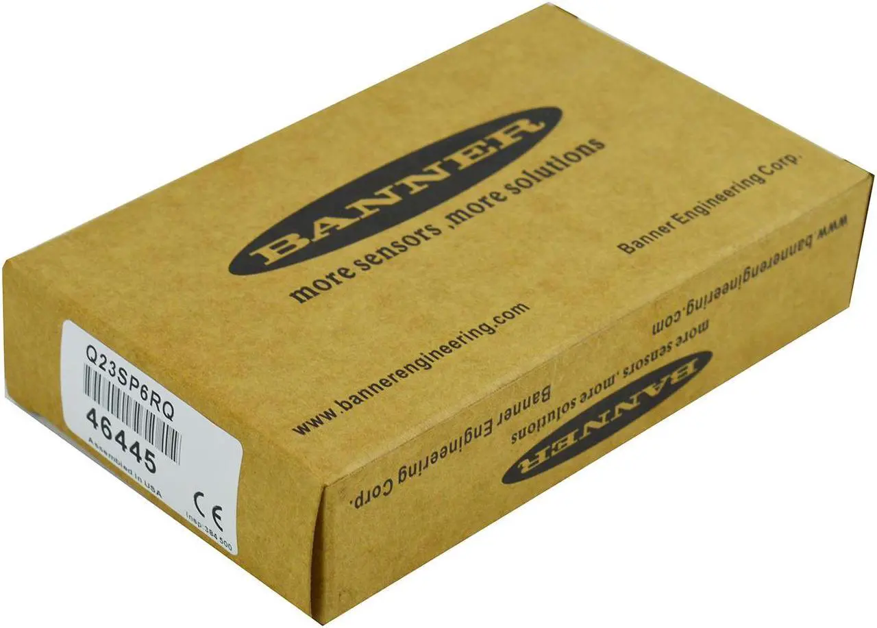Alt view image 2 of 6 - BANNER Q23SP6RQ Photoelectric Sensor New