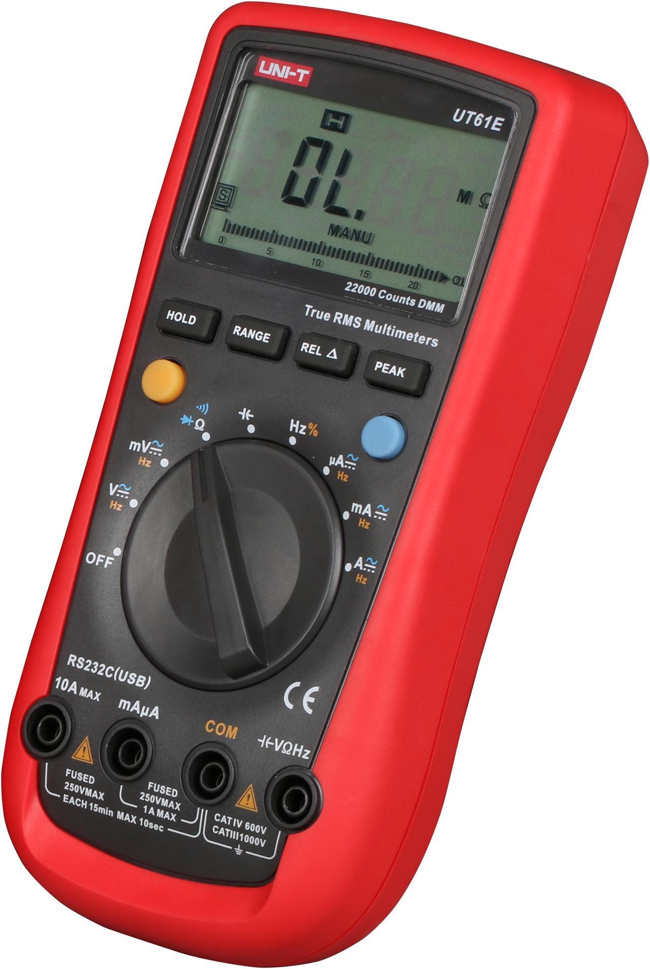 Alt view image 2 of 7 - UNI-T UT61E AC/DC Modern Digital Auto Ranging Multimeters Multitester True RMS