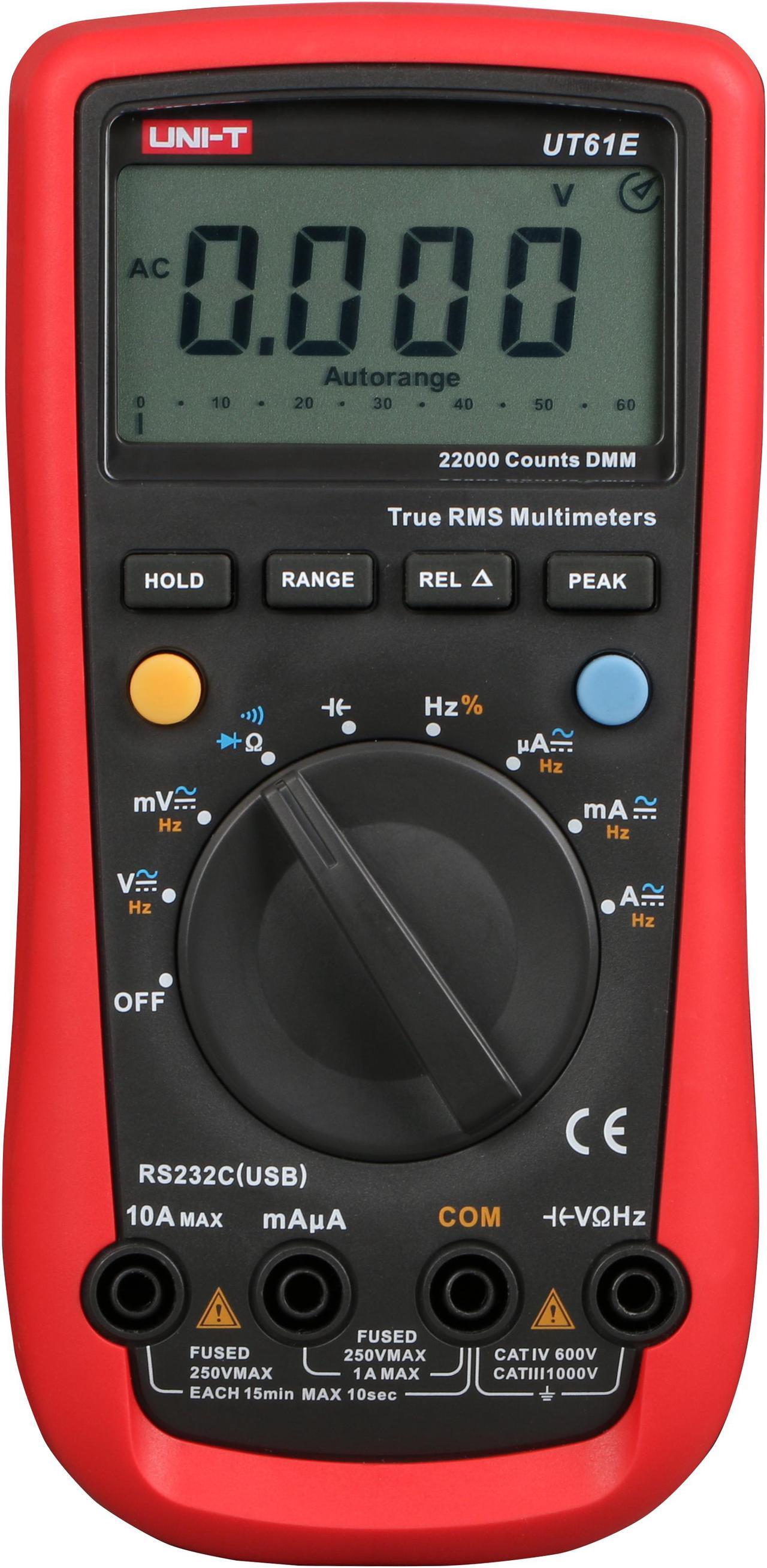 Main image of UNI-T UT61E AC/DC Modern Digital Auto Ranging Multimeters Multitester True RMS