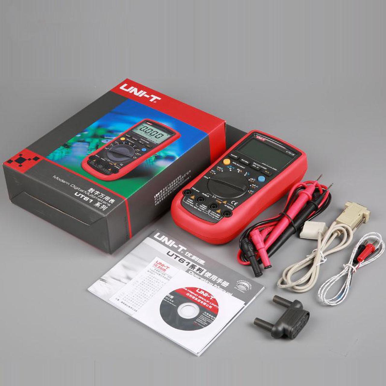 Alt view image 3 of 7 - UNI-T UT61E AC/DC Modern Digital Auto Ranging Multimeters Multitester True RMS