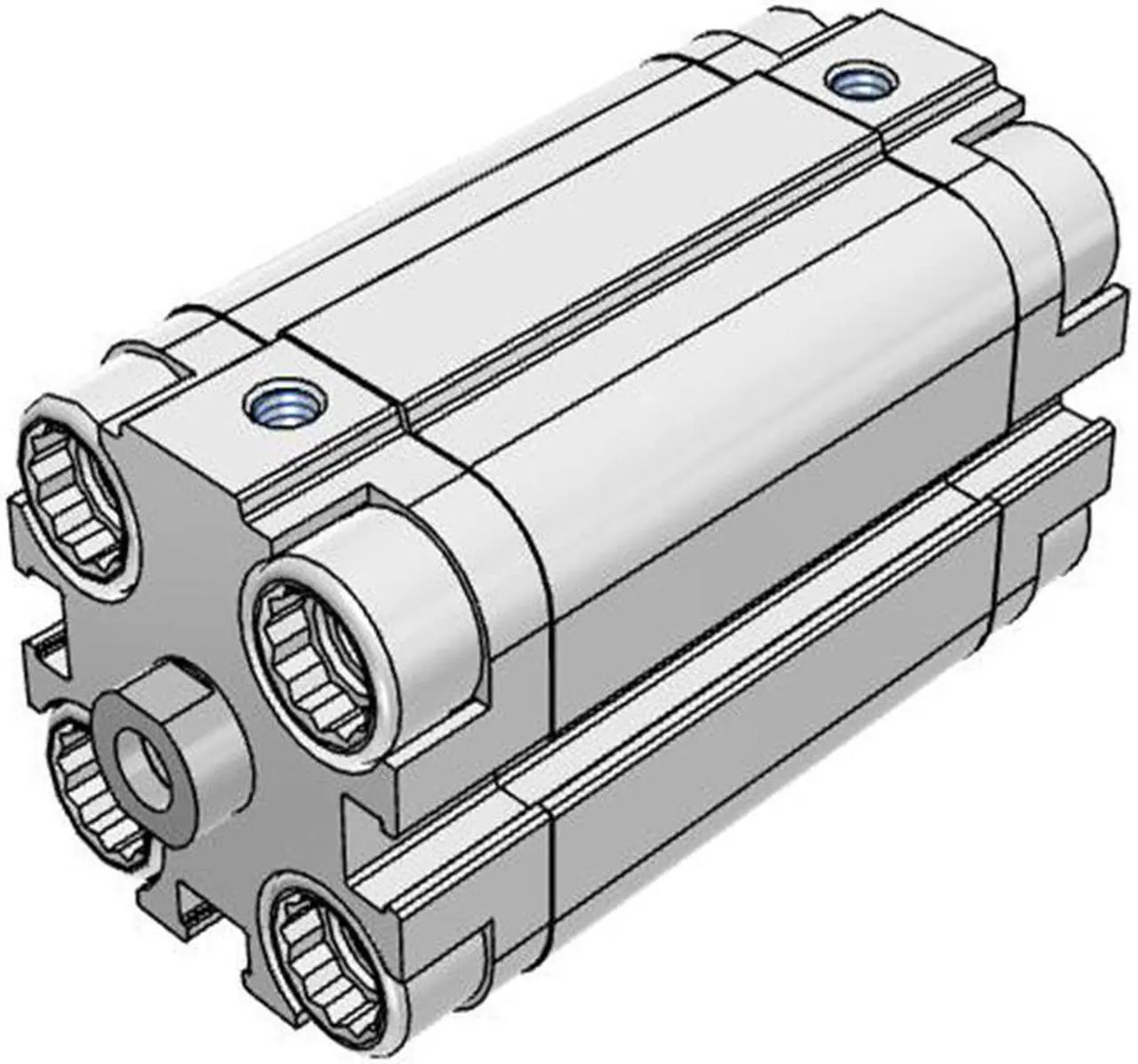 Alt view image 2 of 6 - FESTO ADVU-20-30-P-A Compact cylinder 156519 Stroke 30mm