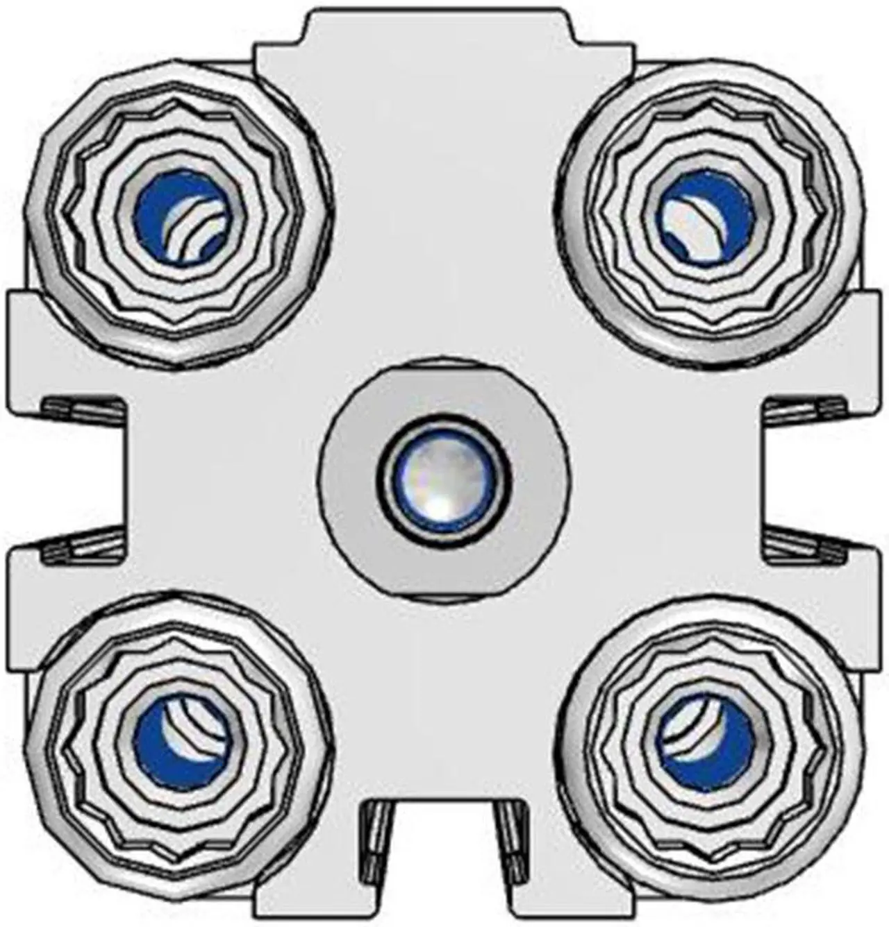 Alt view image 4 of 6 - FESTO ADVU-20-30-P-A Compact cylinder 156519 Stroke 30mm