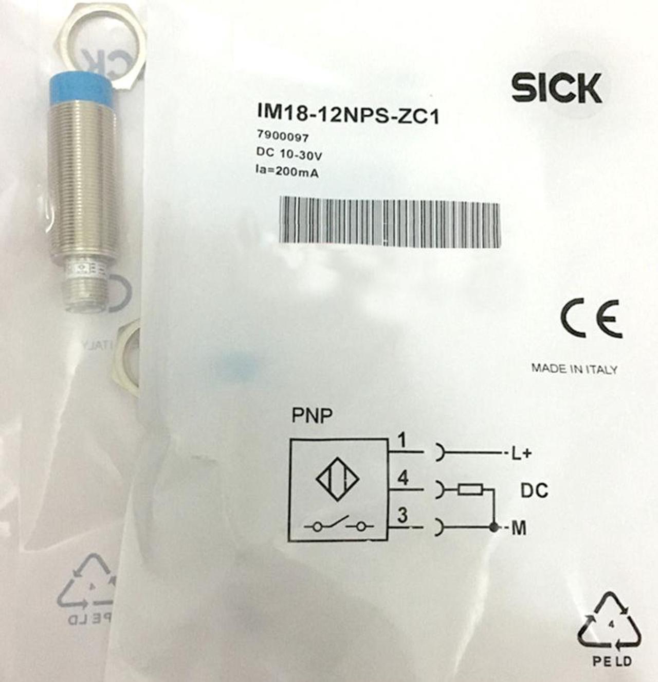 SICK IM18-08BPS-ZC1 Proximity Switch,PNP, New