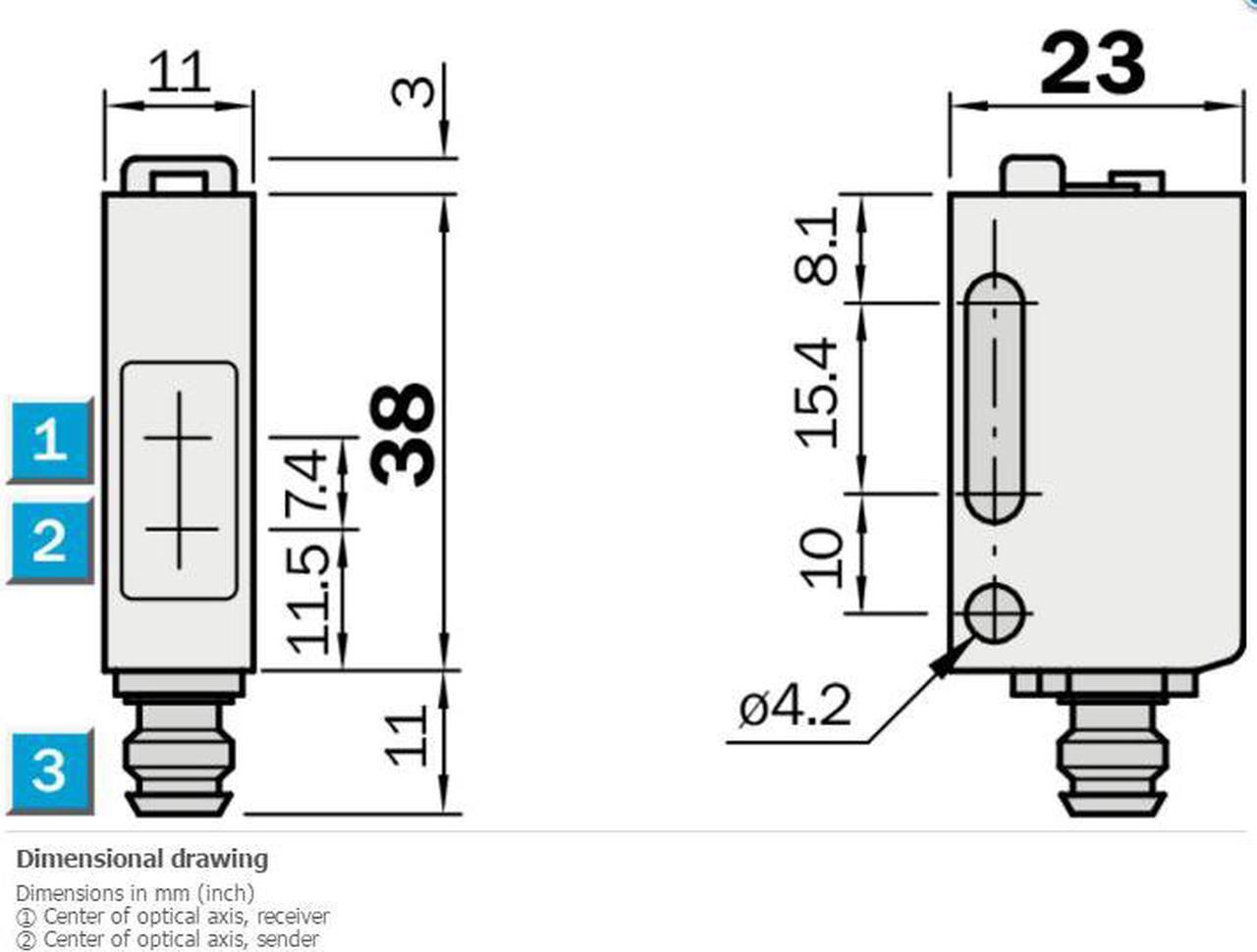 Alt view image 2 of 4 - SICK WT160-F460  Photoelectric Proximity Sensor ,PNP,New