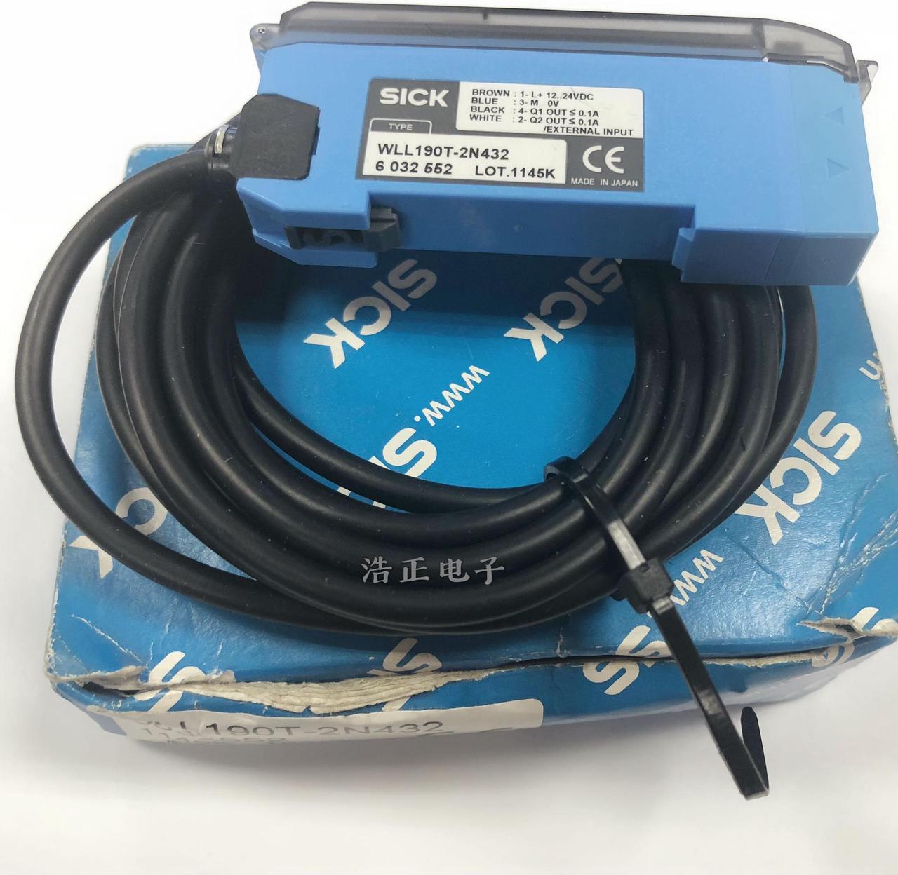 SICK WLL190T-2N432 Fiber-optic Photoelectric Sensor ,NPN New