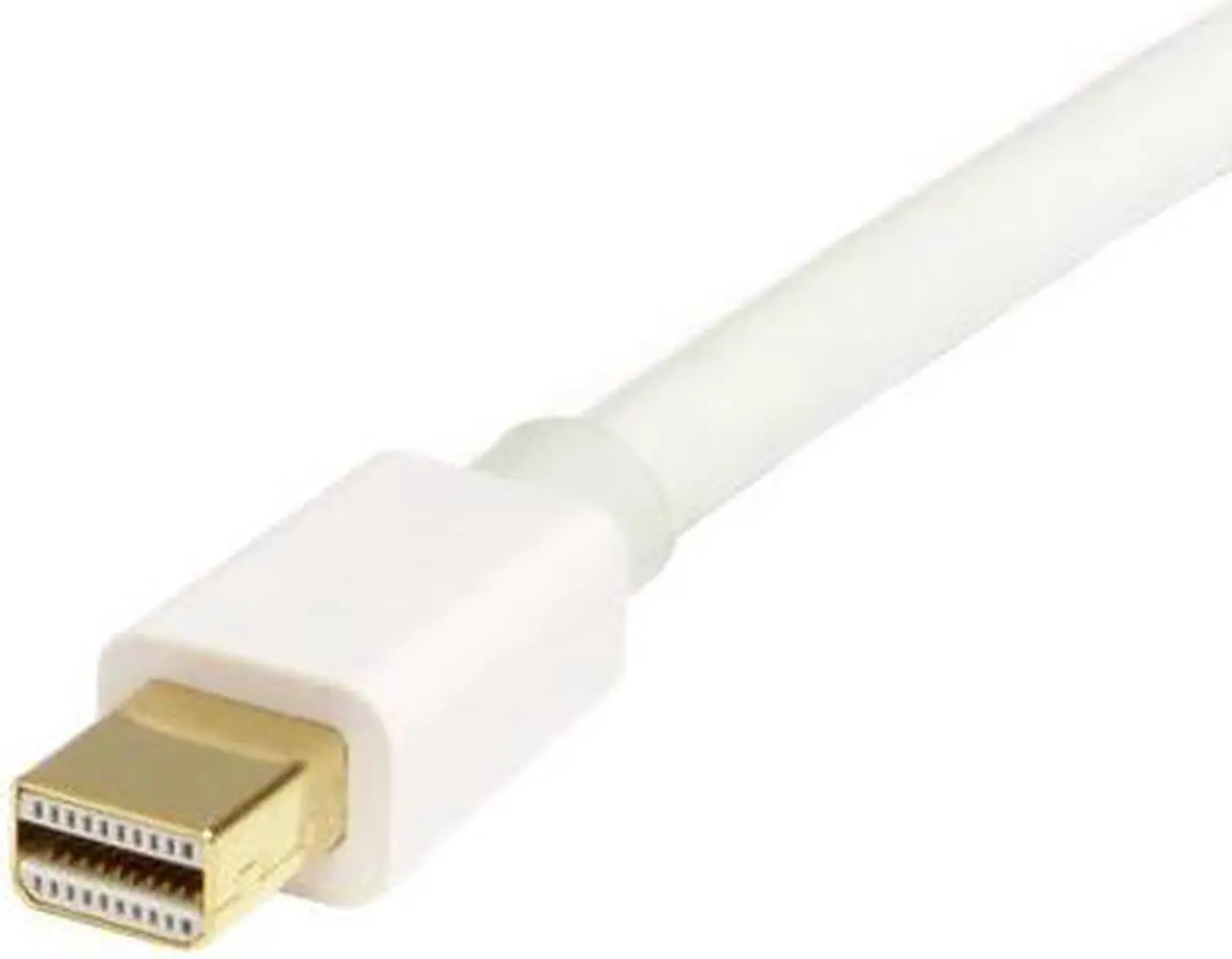 Alt view image 3 of 3 - 2m (6 ft) White Mini DisplayPort to DisplayPort 1.2 Adapter Cable M/M - DisplayPort 4k