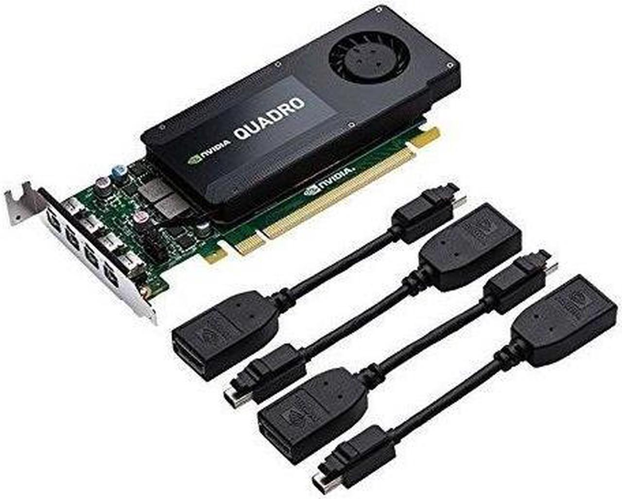 HP 815650-001 NVIDIA Quadro K1200 PCIe 4GB DDR3 memory graphics card