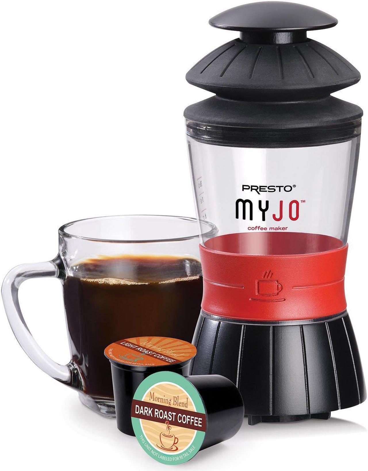 Alt view image 7 of 20 - PRESTO 02835 MyJo Single Cup Coffee Maker, Red