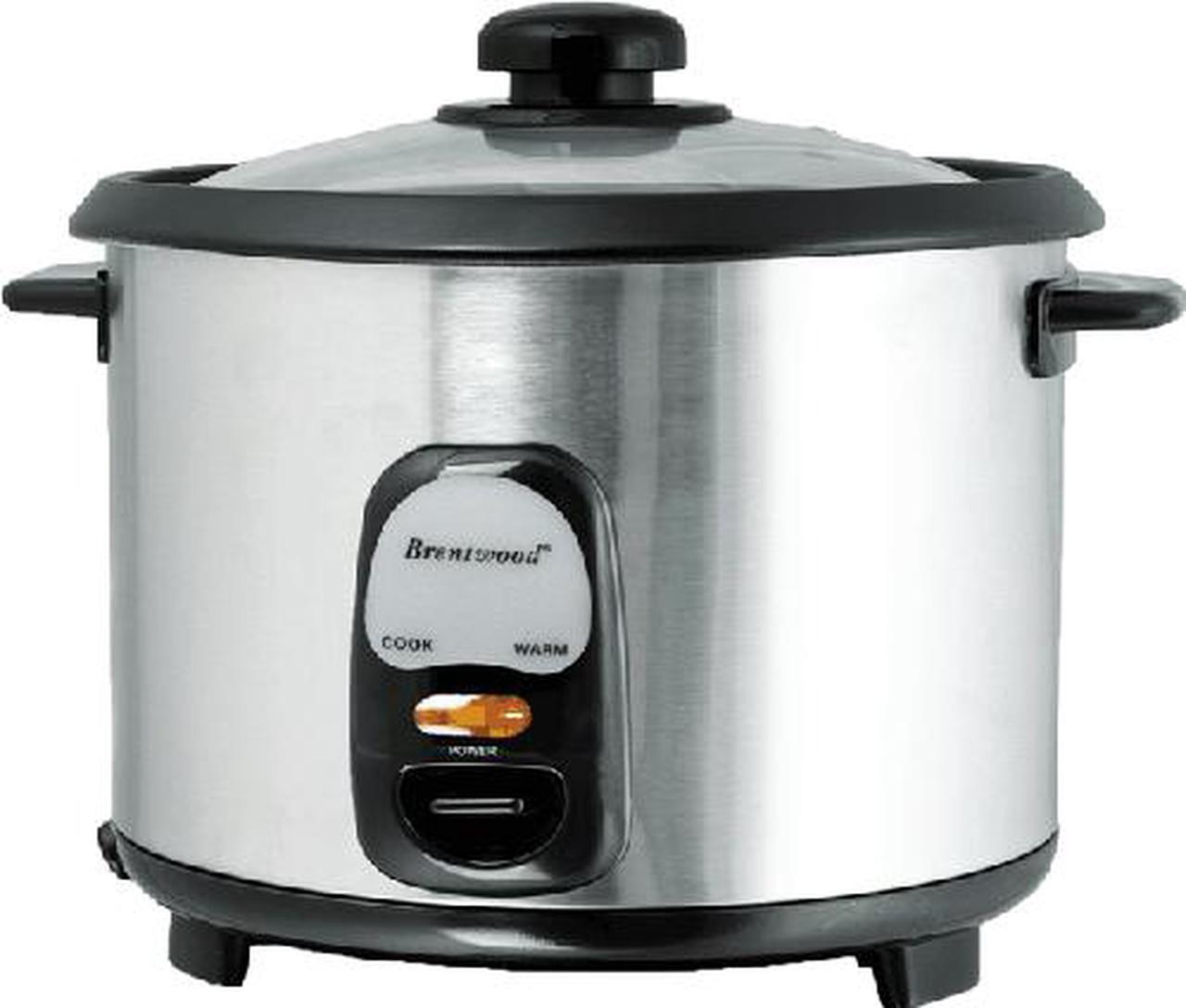 Alt view image 2 of 11 - Brentwood Appliances TS-20 10-Cup Uncooked/20-Cup Cooked Rice Cooker, Stainless Steel