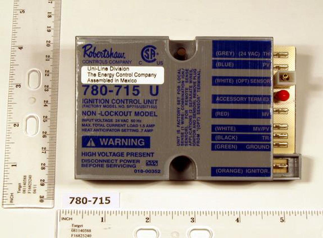 Alt view image 3 of 4 - Robertshaw 780-715 Ignition Module