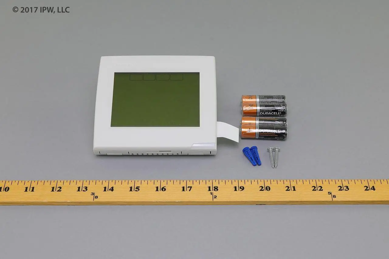Alt view image 7 of 14 - Honeywell TH8110R1008 VisionPRO 8000 Arctic White Touch Screen Programmable Thermostat, 18 To 30 VAC/750 mV