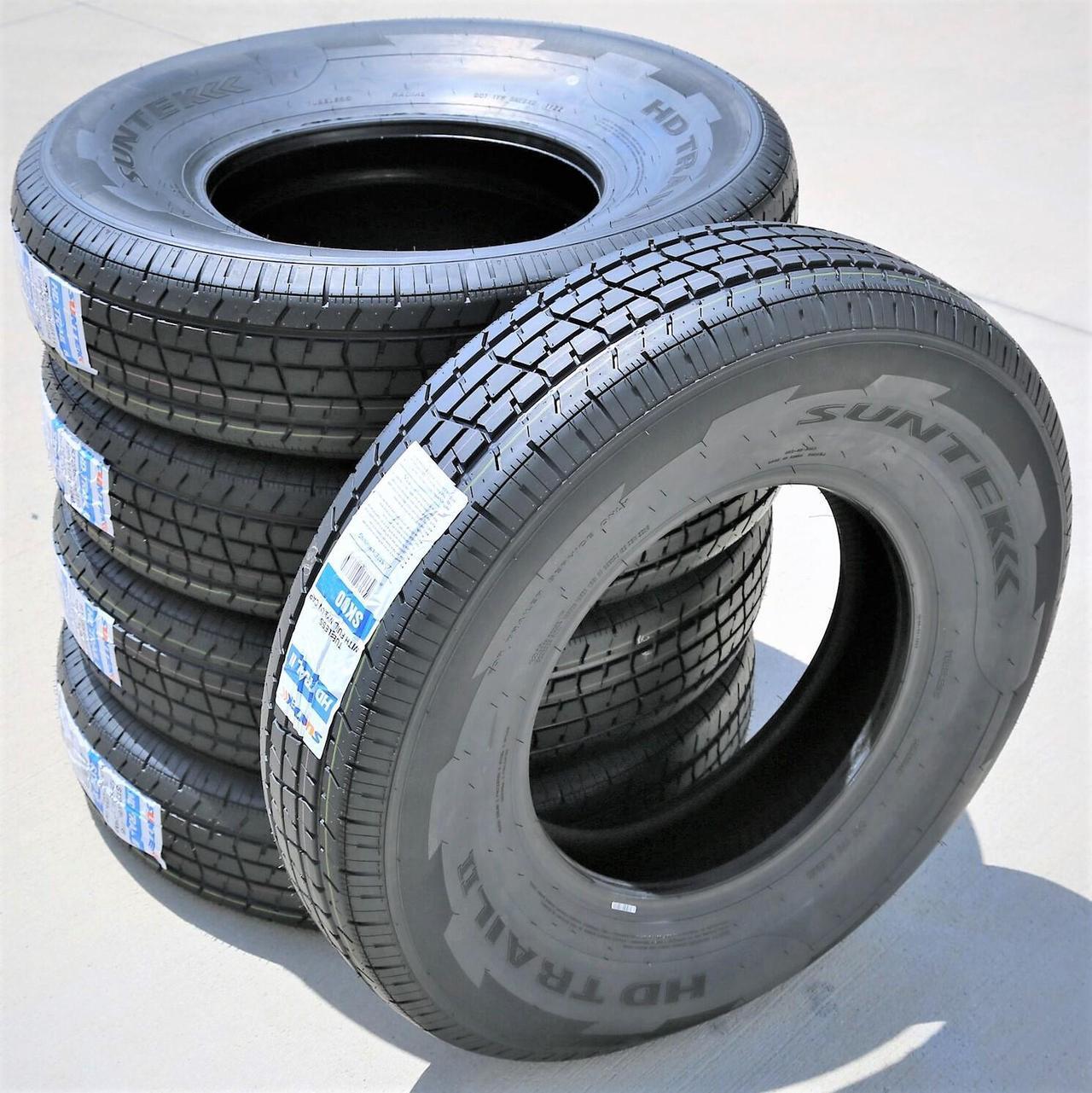 Alt view image 6 of 7 - 205/75R14 105/101M D (8 Ply) - Suntek HD Trail 2 Highway All Season Tire
