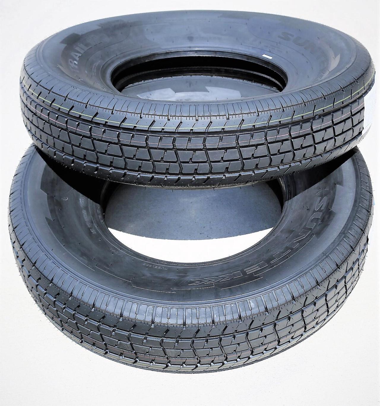Alt view image 3 of 7 - 205/75R14 105/101M D (8 Ply) - Suntek HD Trail 2 Highway All Season Tire