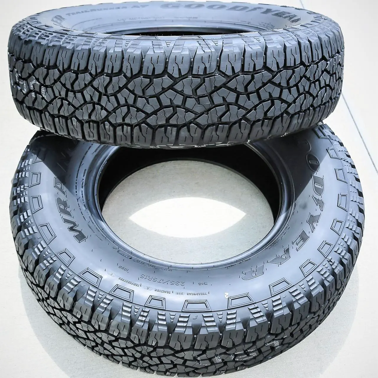 Alt view image 5 of 10 - 235/75R15 105S - Goodyear Wrangler TrailRunner AT All-Terrain Tire