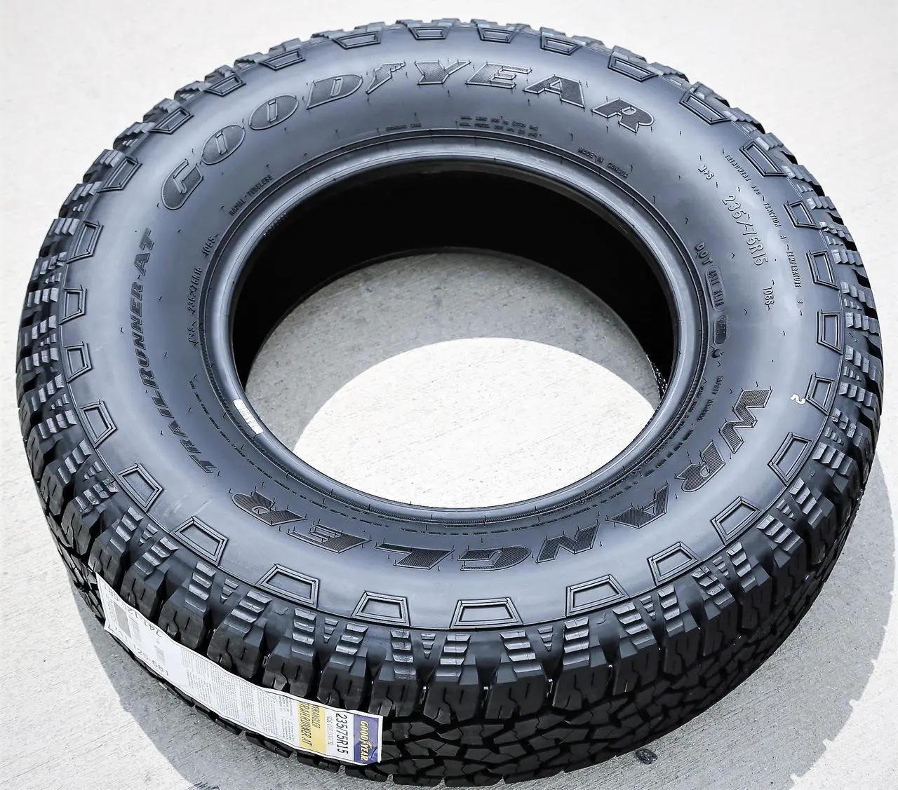 Alt view image 8 of 10 - 235/75R15 105S - Goodyear Wrangler TrailRunner AT All-Terrain Tire