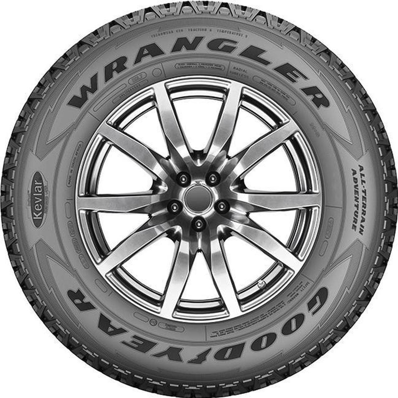 Alt view image 4 of 7 - Goodyear Wrangler All-Terrain Adventure With Kevlar All-Terrain Tire - 245/65R17 107T