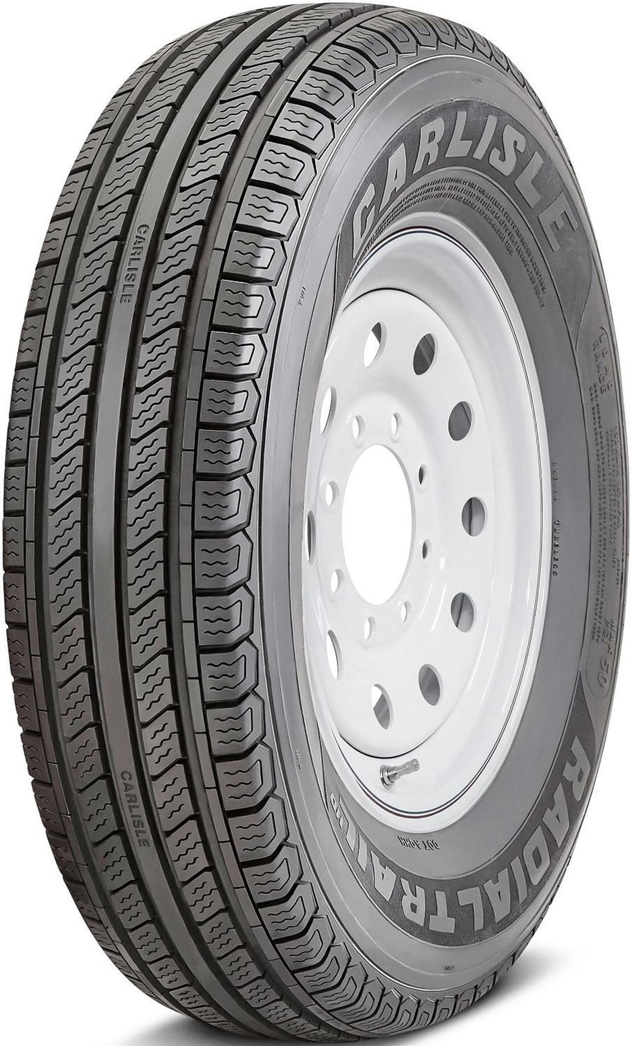 Alt view image 8 of 12 - New Carlisle Radial Trail HD Trailer Tire Only ST175/80R13 175 80 13 8PR LRD
