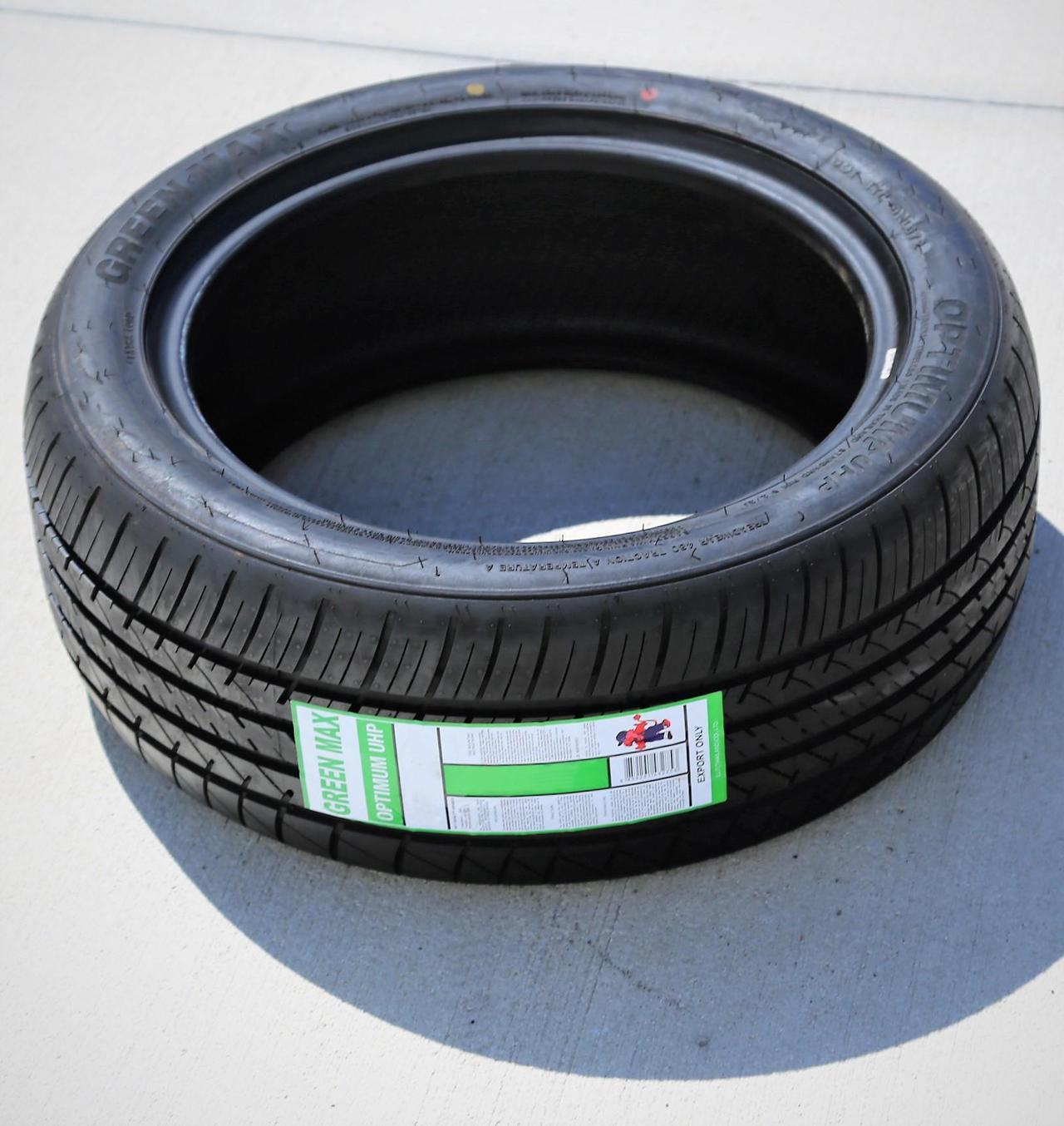 Alt view image 2 of 7 - 215/40R18 89Y XL - Green Max Optimum UHP High Performance All Season Tire