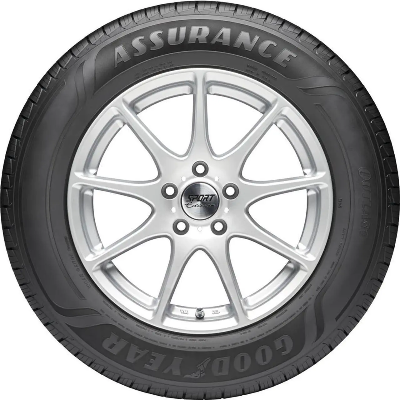 Alt view image 3 of 3 - 215/60R16 95V - Goodyear Assurance Outlast Touring All Season Tire