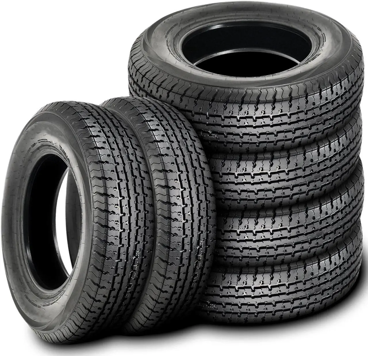 Alt view image 6 of 6 - 175/80R13 97/93L D (8 Ply) - Trailer Master ST PRO Steel Belted Highway All Season Tire