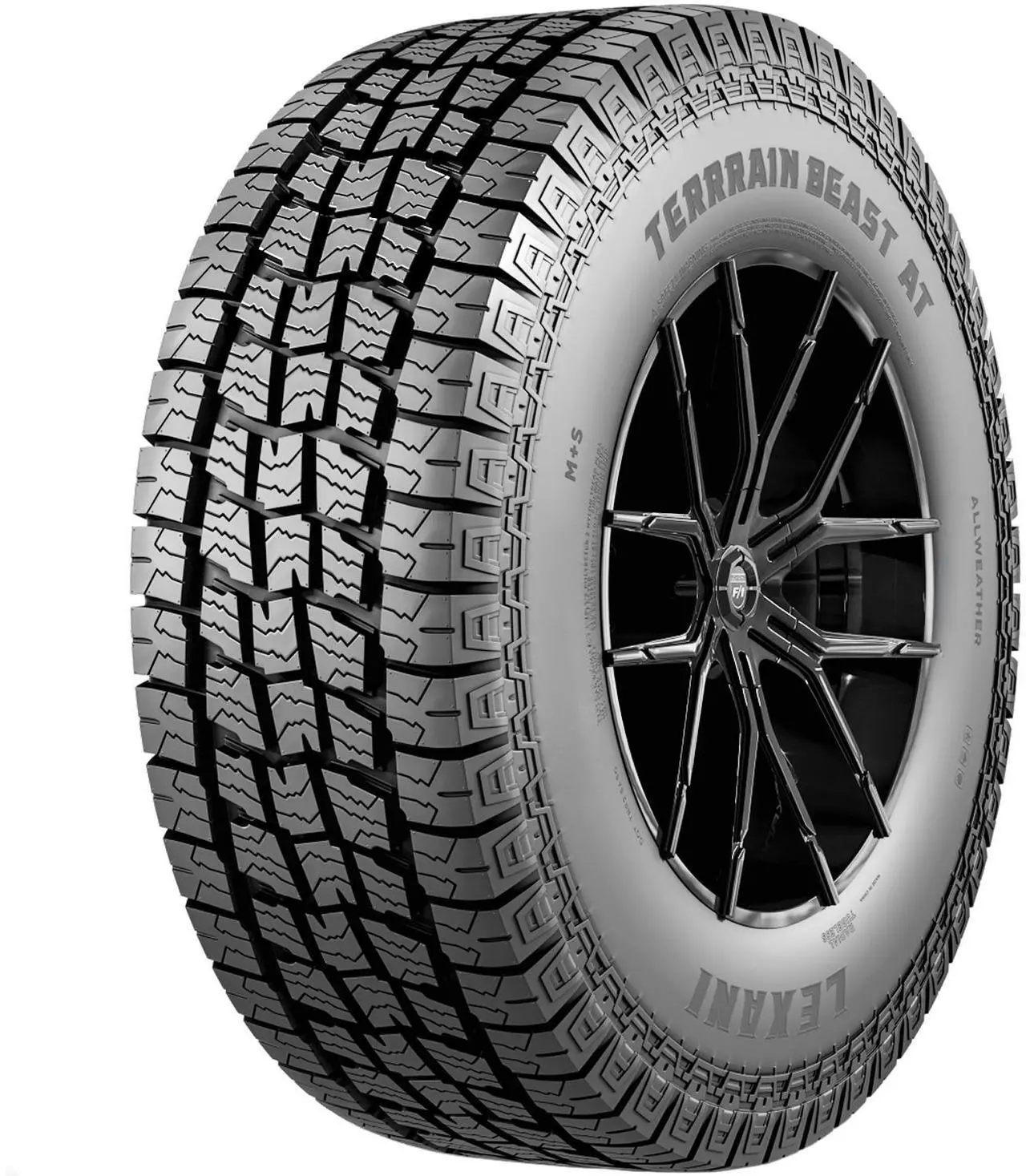 Alt view image 2 of 12 - (1) New Lexani Terrain Beast AT 275/55R20 113T All Terrain Tires