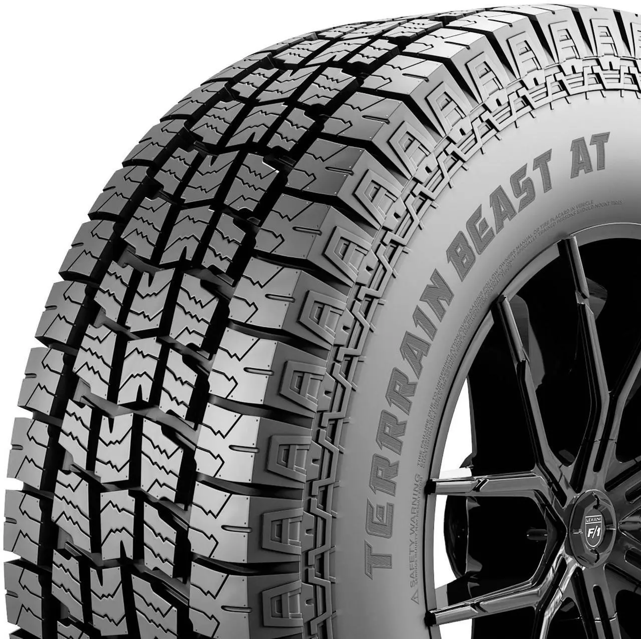 Alt view image 7 of 12 - (1) New Lexani Terrain Beast AT 275/55R20 113T All Terrain Tires