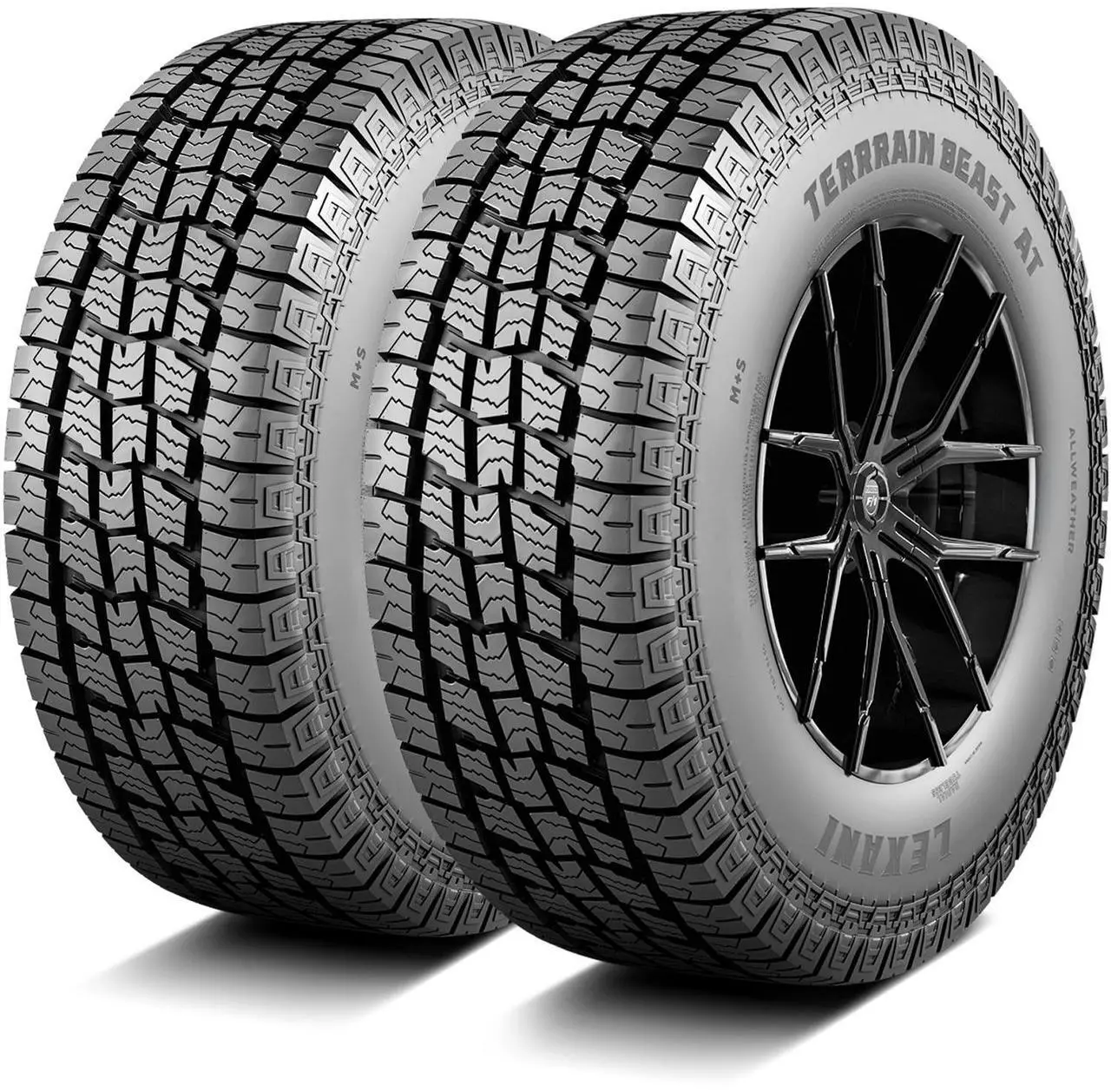 Alt view image 11 of 12 - (1) New Lexani Terrain Beast AT 275/55R20 113T All Terrain Tires