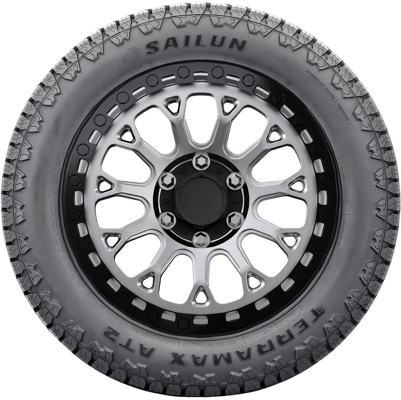 Alt view image 3 of 6 - 31X10.50R15 109S C (6 Ply) - Sailun TerraMax AT2 Touring All Weather Tire