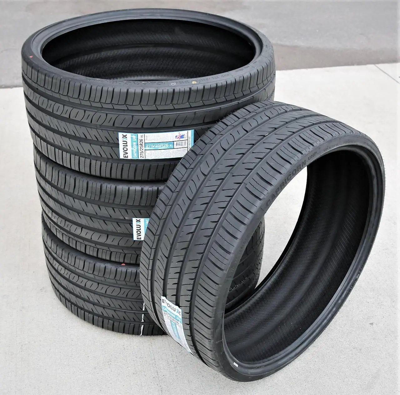 Alt view image 6 of 7 - 255/30R24 97W XL - Evoluxx Capricorn UHP High Performance All Season Tire