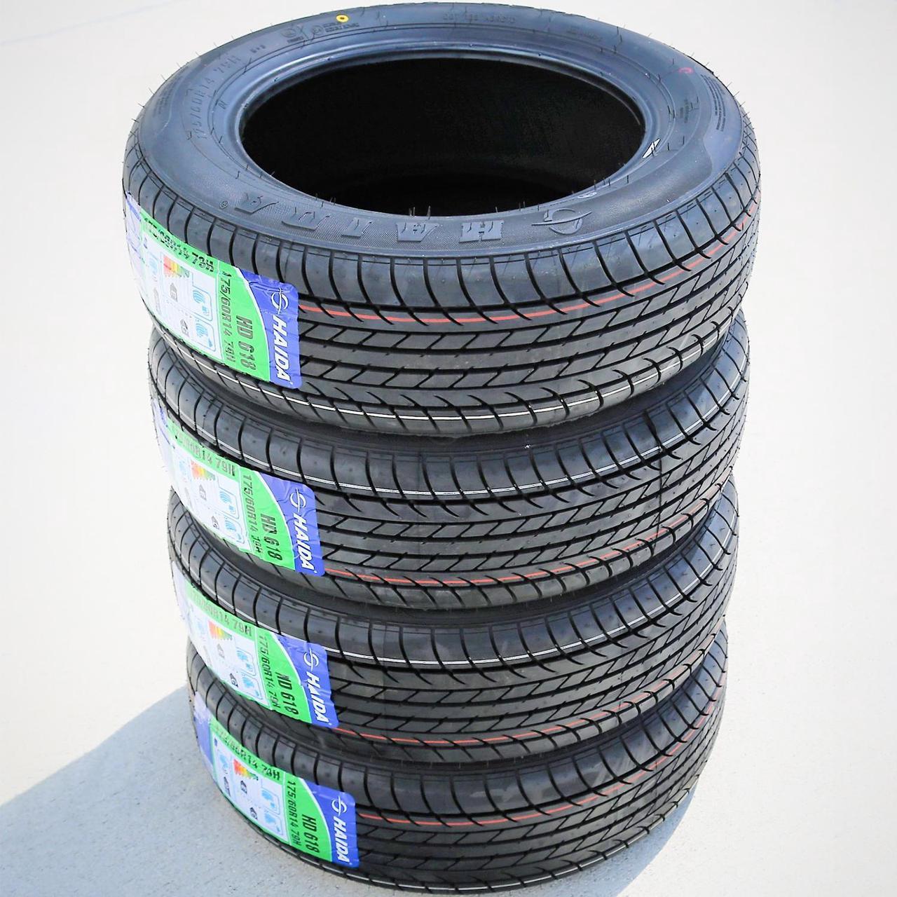 Alt view image 7 of 7 - 175/60R14 79H - Haida Wear HD618 Touring All Season Tire