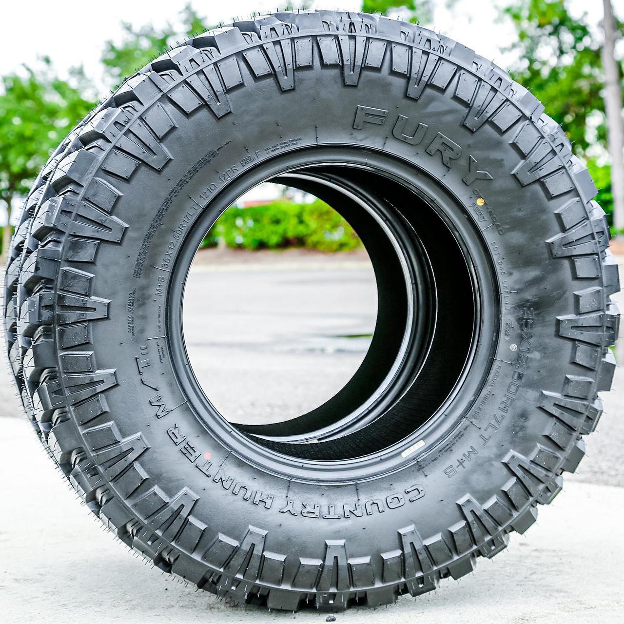 Alt view image 5 of 7 - 35X12.50R17 121Q F (12 Ply) - Fury Country Hunter M/T 2 Mud Tire