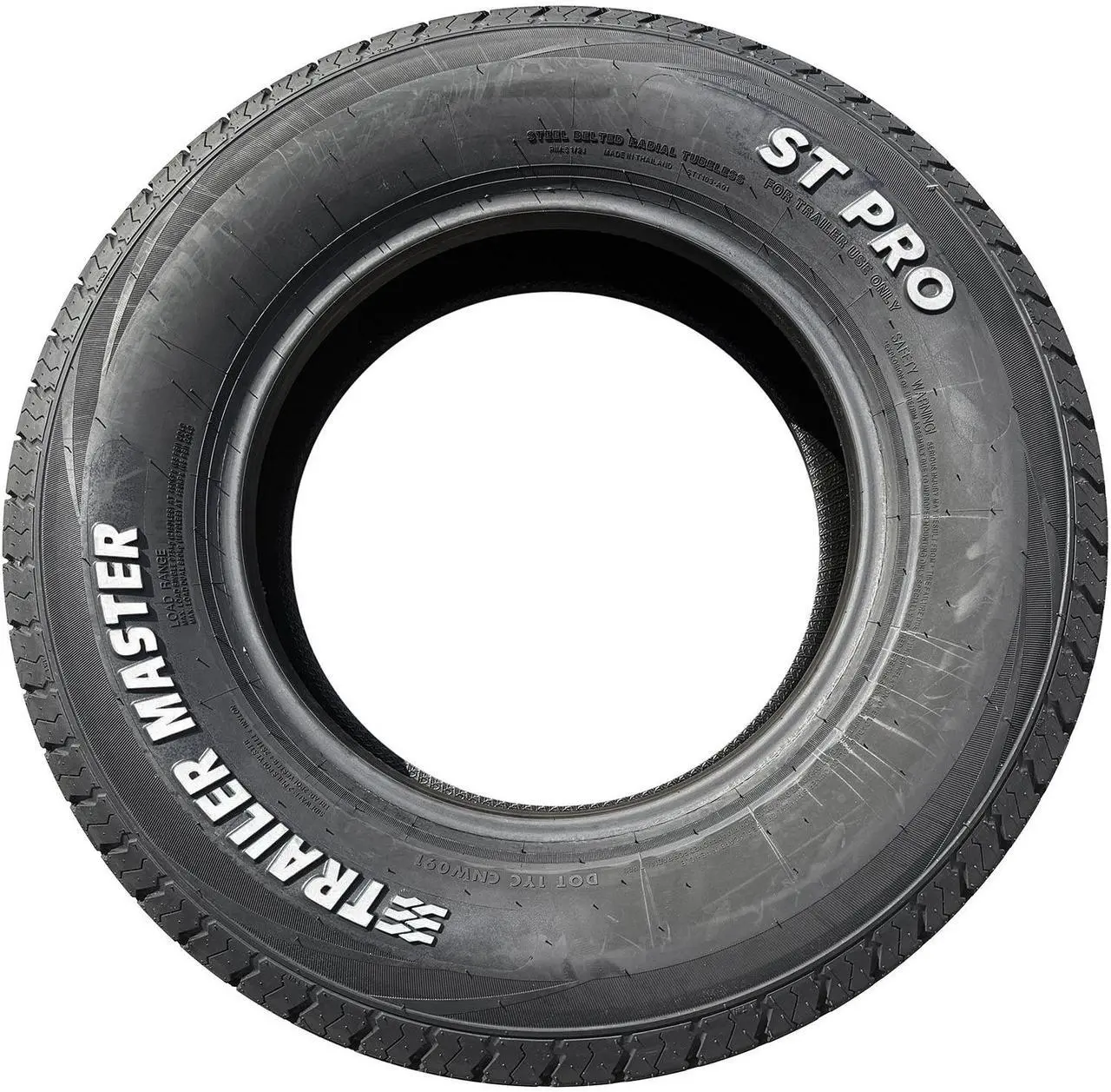 Alt view image 3 of 6 - 205/75R14 C (6 Ply) - Trailer Master ST PRO Steel Belted Highway All Season Tire