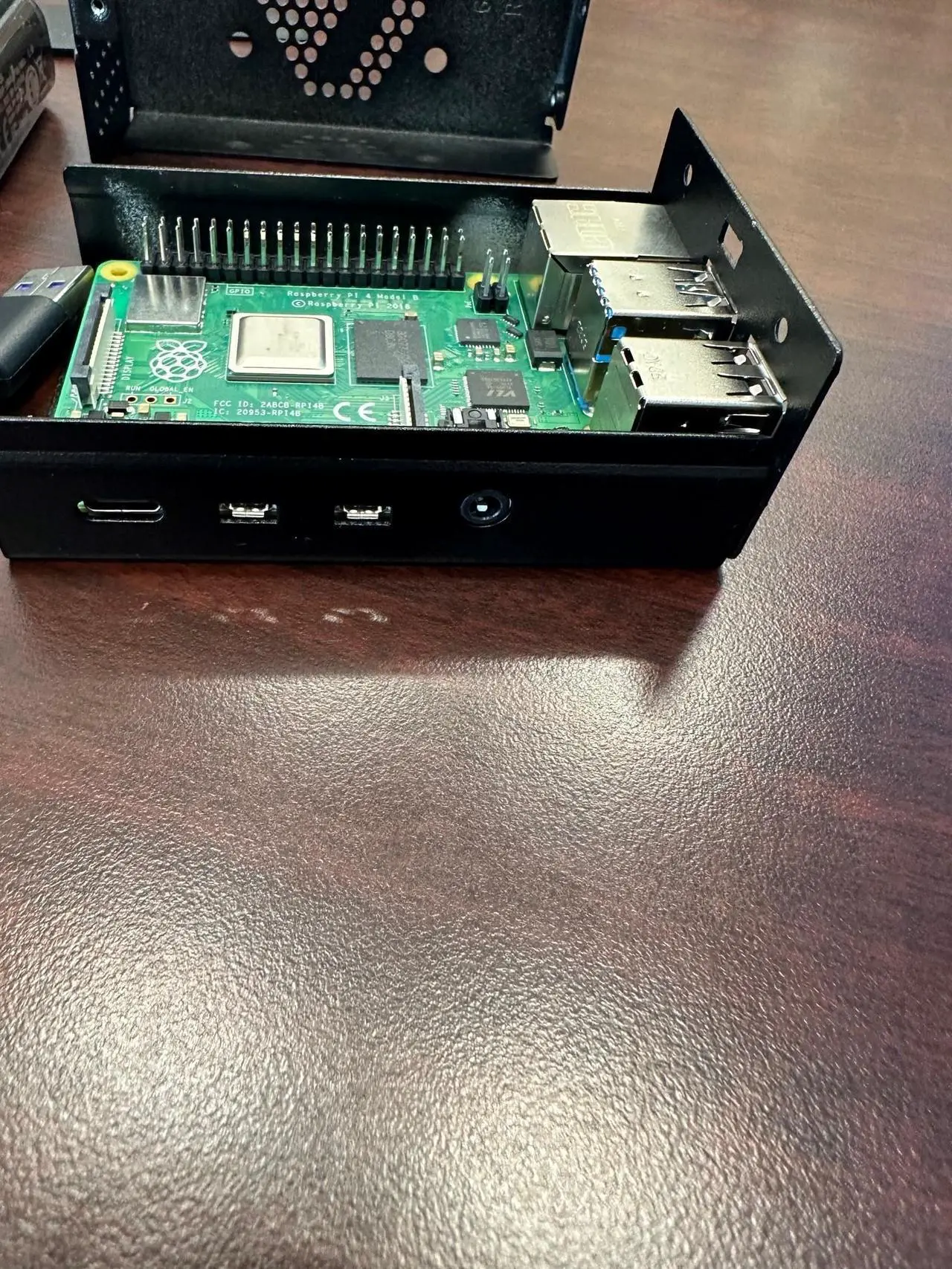 Alt view image 6 of 7 - Raspberry Pi 4 Model B Quad Core 64 Bit WiFi Bluetooth (8GB) with Case, Power supply, Heatsinks