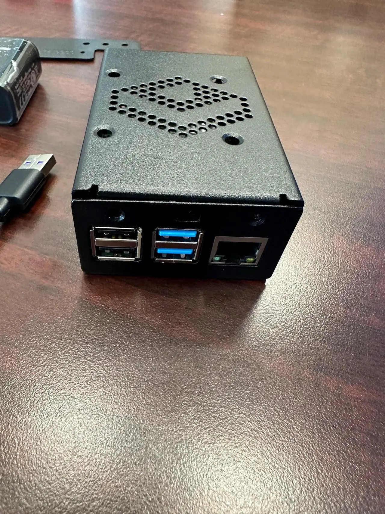 Alt view image 7 of 7 - Raspberry Pi 4 Model B Quad Core 64 Bit WiFi Bluetooth (8GB) with Case, Power supply, Heatsinks