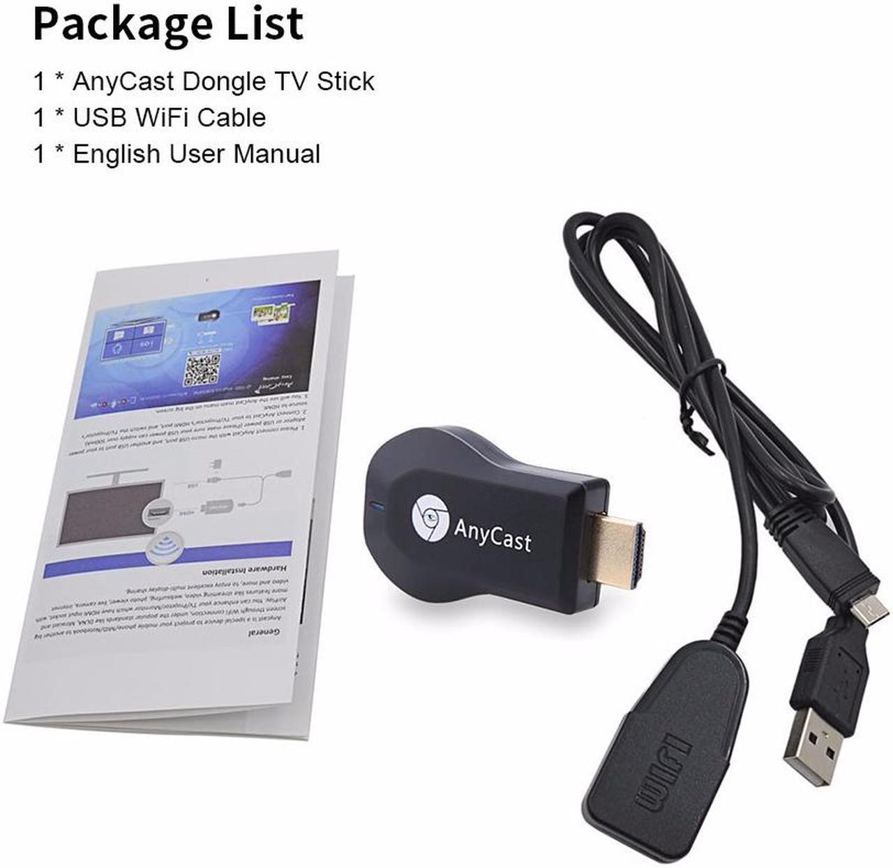 Alt view image 5 of 7 - Anycast M2 Plus Wireless TV Dongle Wifi Display HDMI Streaming Media Player Airplay Miracast DLNA 1080P HDMI TV Stick TV Dongle Receiver Mirror Share Screen for IOS Android Miracast Airply