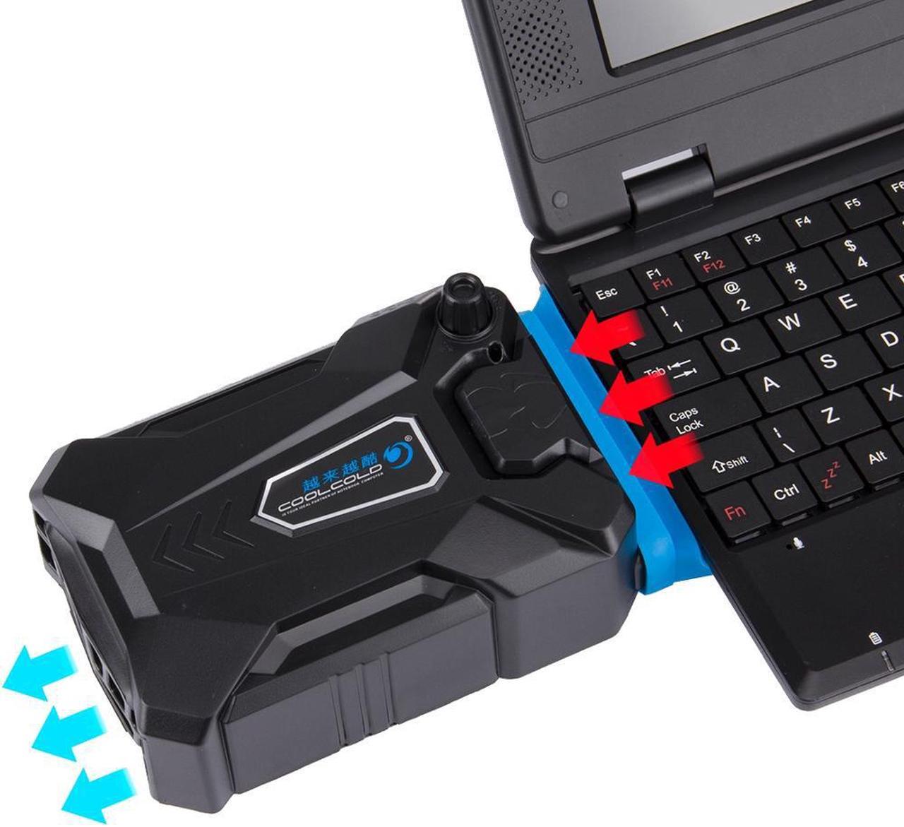 Main image of Portable Laptop Cooling Fan Notebook Radiator Vacuum Cooler Mute Air Extracting Fast Dropdown CPU Temperature Cooling Pad External USB Laptop Cooling