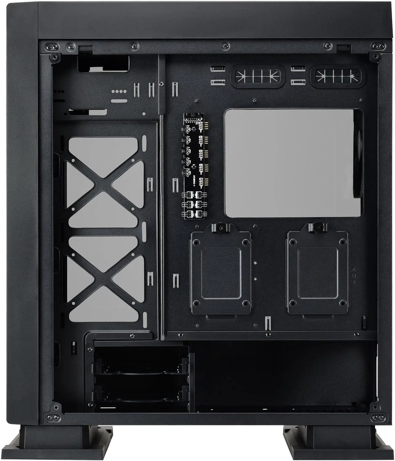 Alt view image 7 of 14 - Enermax Saberay RGB Mid Tower Gaming Case with Tempered Glass Panel, 3x  120mm T.B. RGB Fans and 1x 140mm Fan Pre- installed, ECA3500BA-RGB