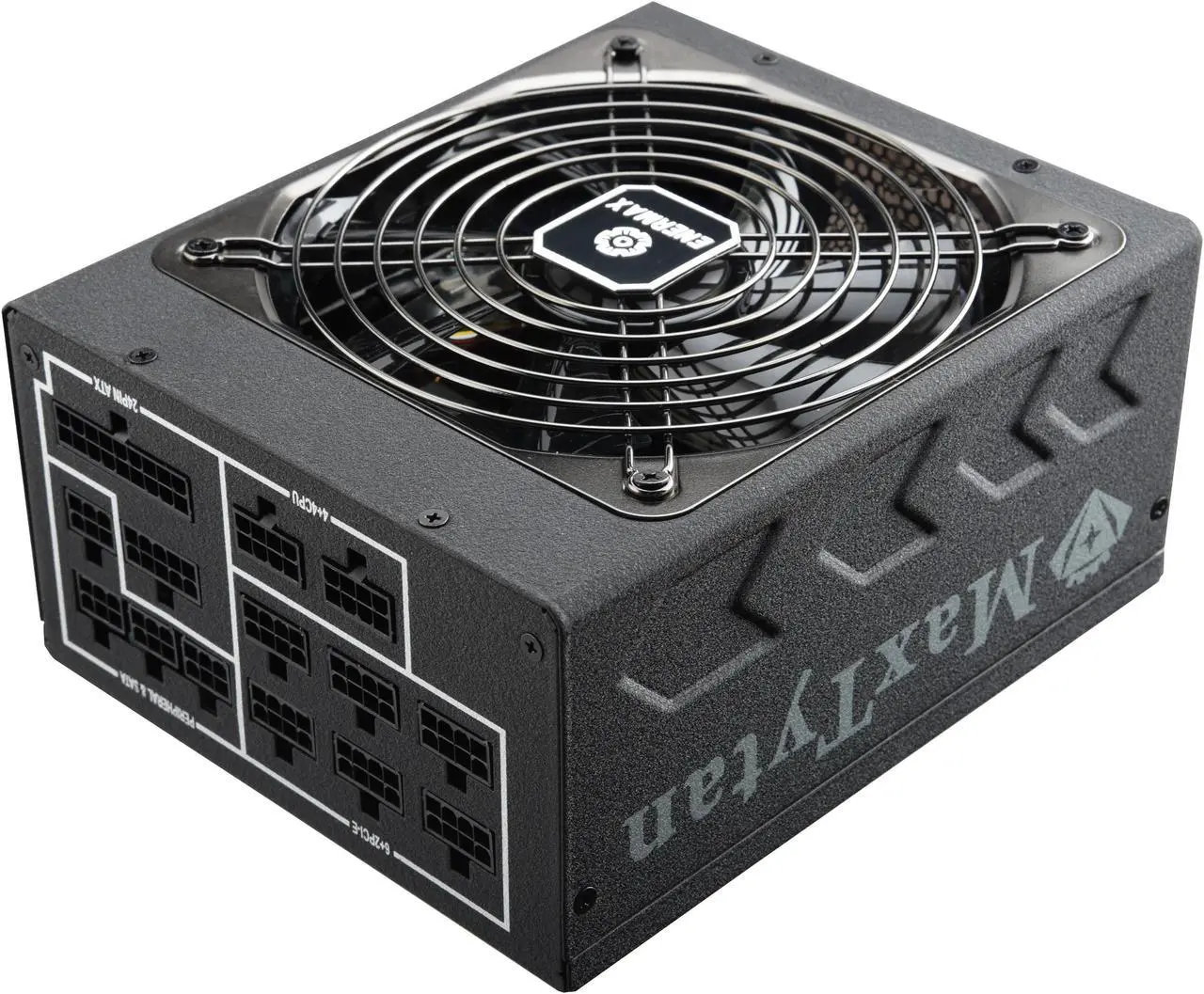 Alt view image 2 of 13 - Enermax MaxTytan 80 PLUS Titanium certified Full Modular 800W Power Supply with Amazing DFR Tech and D.F. switch, Individual Sleeved Cable, Smart Semi-fanless function, 10 years Warranty, EMT800EWT