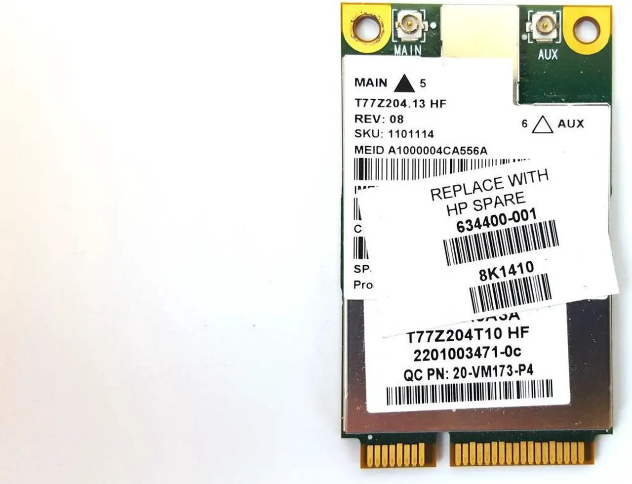Alt view image 2 of 4 - HP GOBI 3000 MC8355 Mobile Broadband Mod 634400-001 633170-001 Mini Card