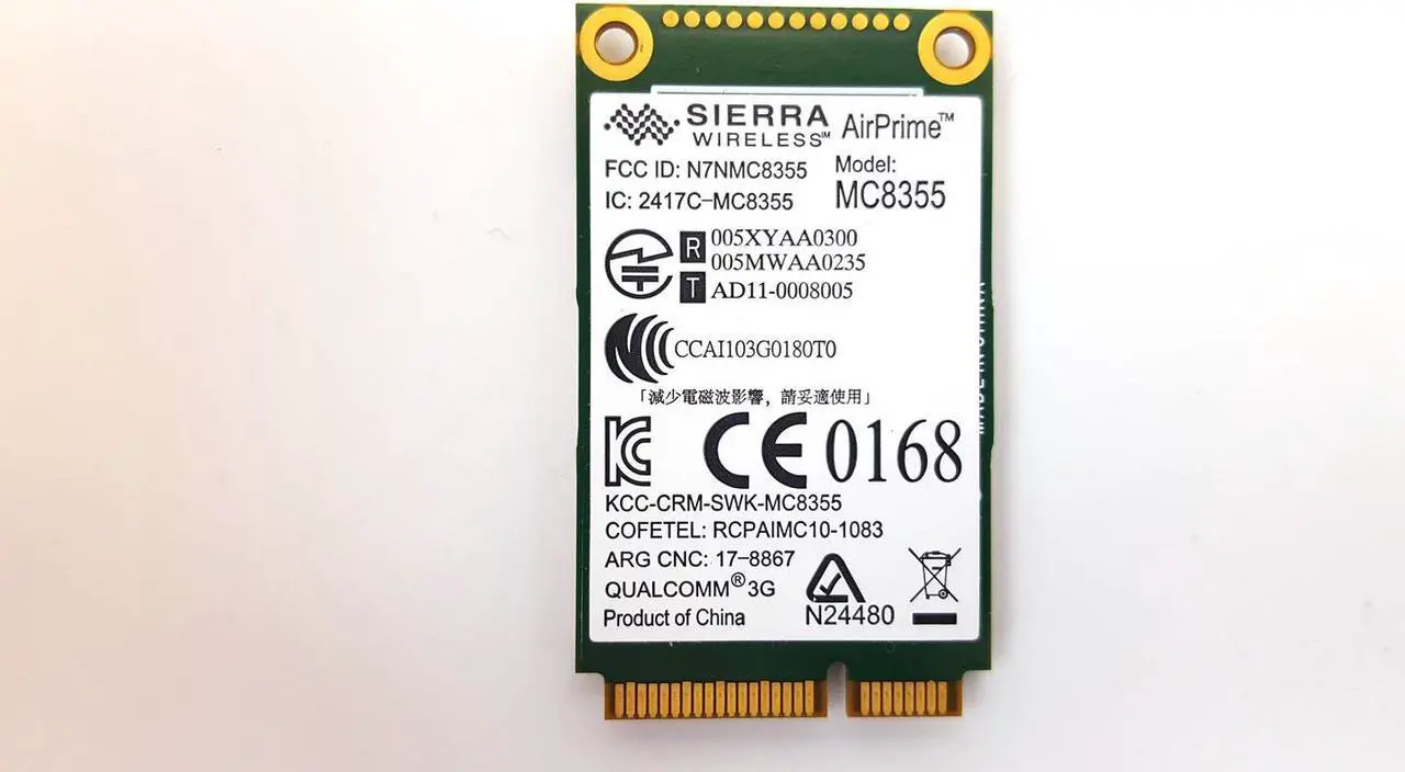 Alt view image 3 of 4 - HP GOBI 3000 MC8355 Mobile Broadband Mod 634400-001 633170-001 Mini Card