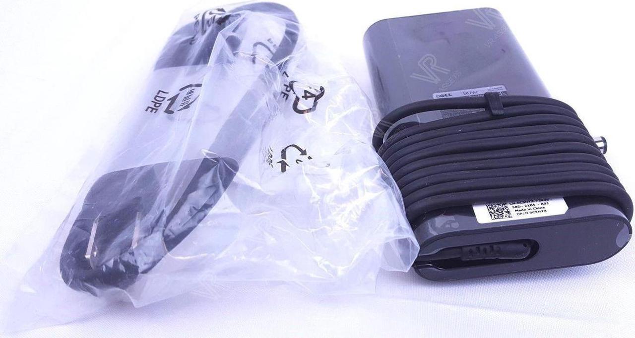 Main image of Dell Genuine 90W 19.5V Slim AC Adapter Charger LA90PM130 C9HYX 0C9HYX 6C3W2 New