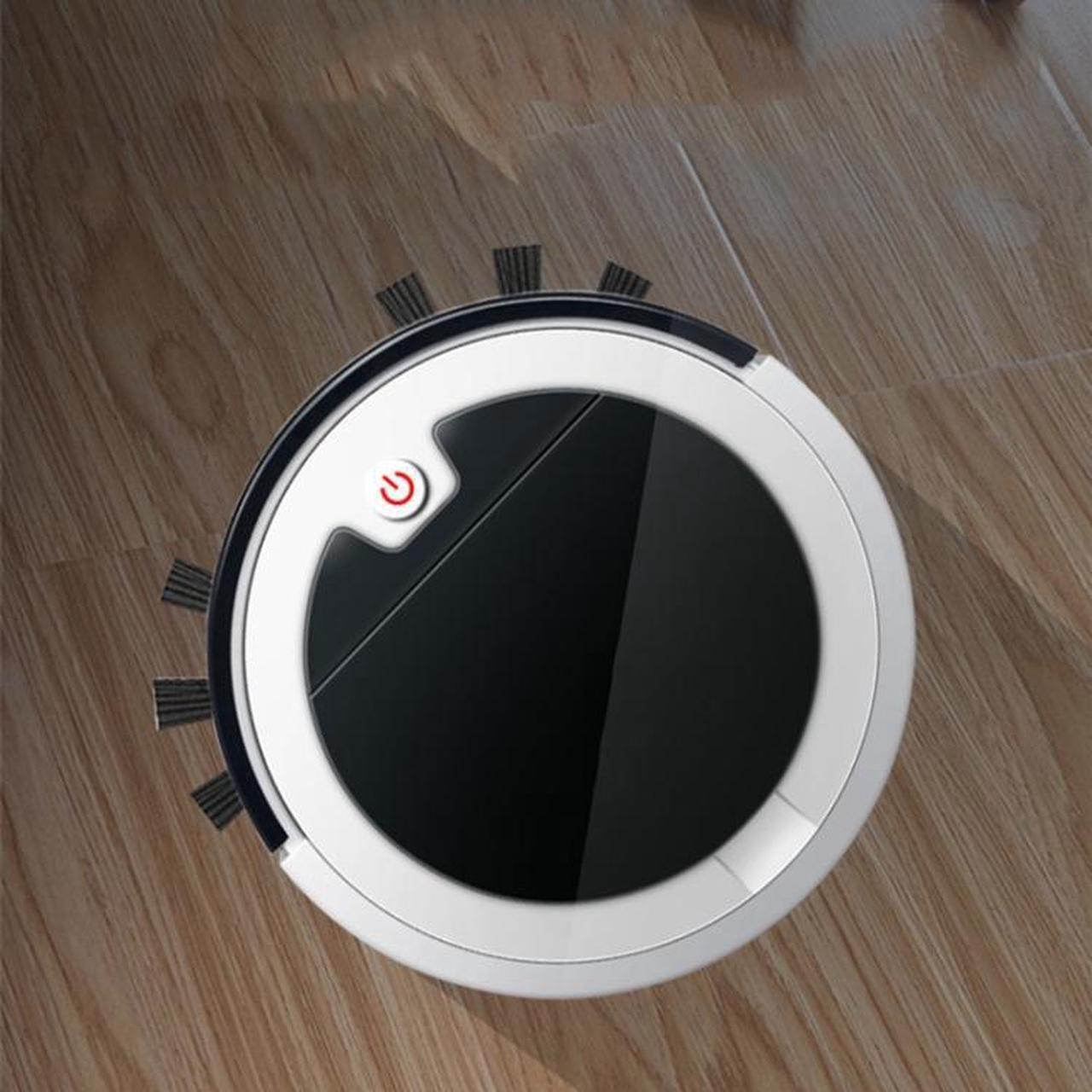 Alt view image 5 of 7 - Home Smart Sweeping Robot Planning Route Remote Control Large Suction Cleaner Sweeper (White Black)