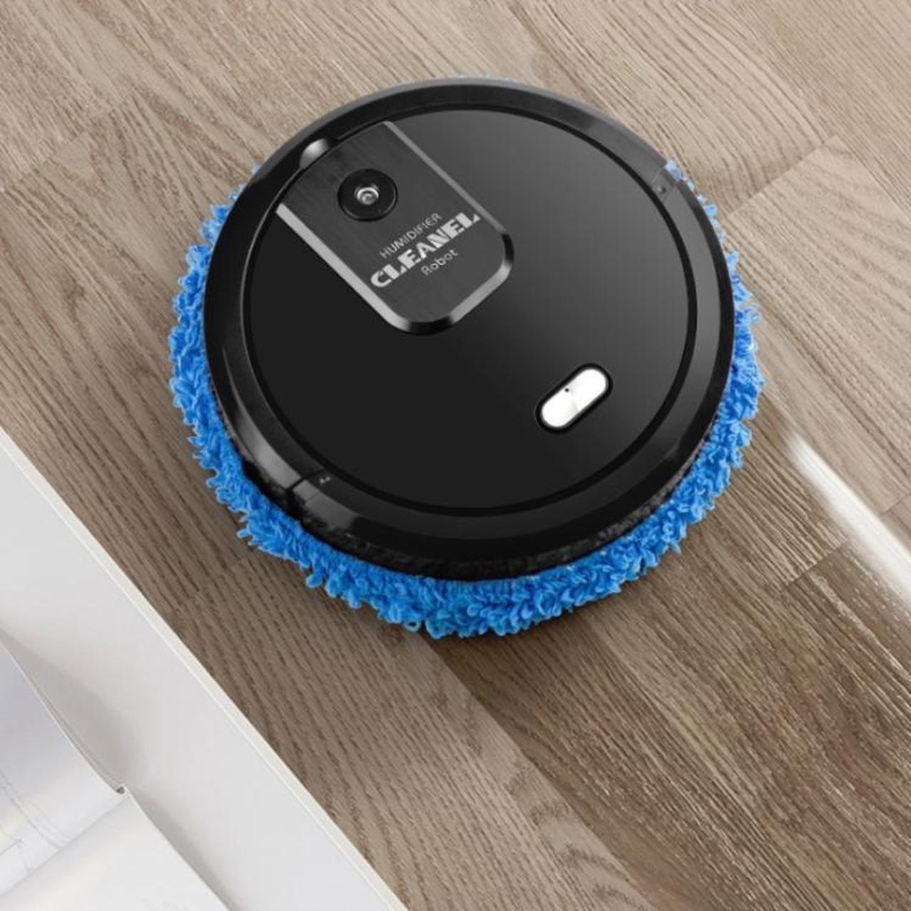 Alt view image 2 of 7 - KeLeDi Household Multifunctional Mopping Robot Intelligent Humidifier Automatic Atomizing Aroma Diffuser (White)