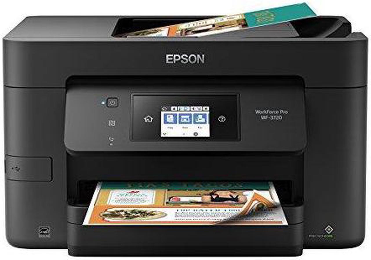 Alt view image 2 of 17 - Epson WorkForce Pro WF-3720 Wireless All-In-One Color Inkjet Printer